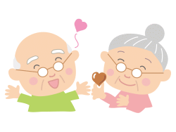老人カップル